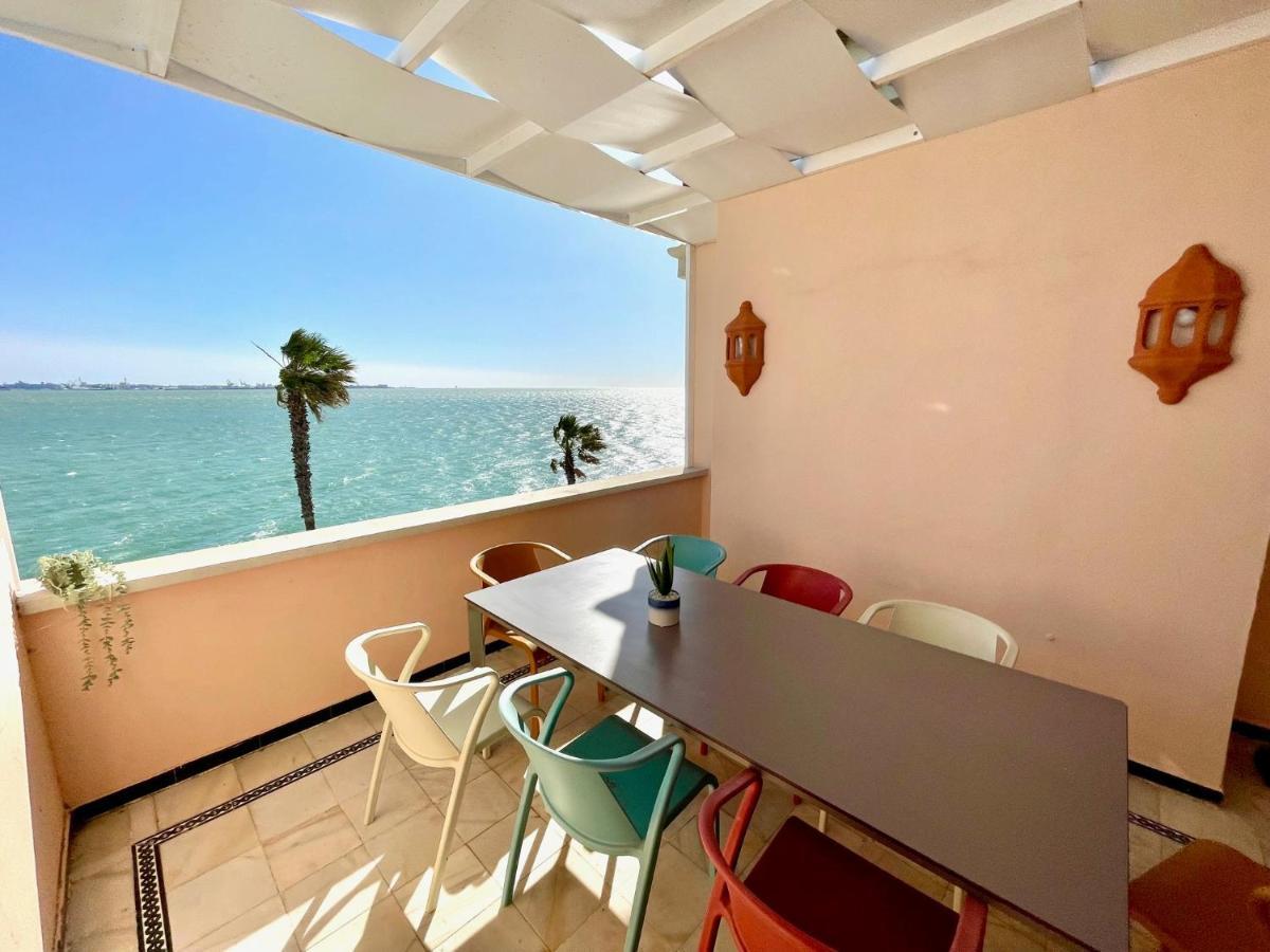 Gatu Villa Oceano Frente Al Mar En Puerto Sherry " Preferente Mayores De 25 Anos Y Familias " El Puerto de Santa María Esterno foto
