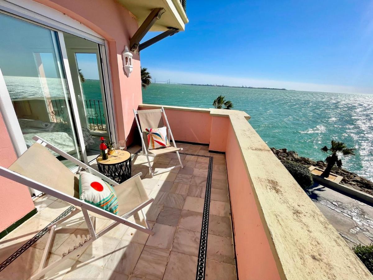 Gatu Villa Oceano Frente Al Mar En Puerto Sherry " Preferente Mayores De 25 Anos Y Familias " El Puerto de Santa María Esterno foto